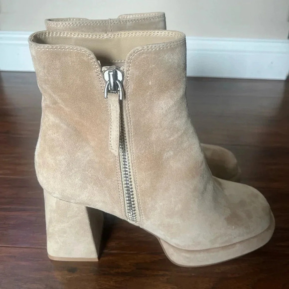 Steve Madden Tan Suede Boots-NWT- Size 8.5-party clique - Picture 2 of 13